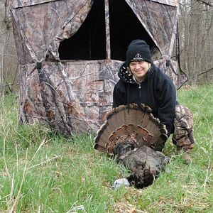 The wifes first turkey!! 4-17-11