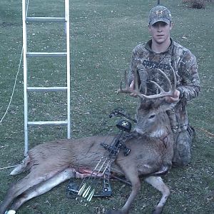 11-25-11. 11 point buck off of a Mississippi island.