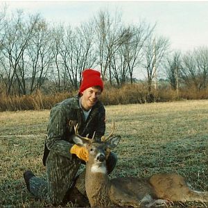 I was 15 years old with my first archery buck.