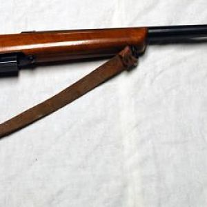 "The Original Marlin Goose Gun". 12 ga. 3 inch magnum with a 36 inch barrel. Metal and stock is in great condition with only very light handling marks