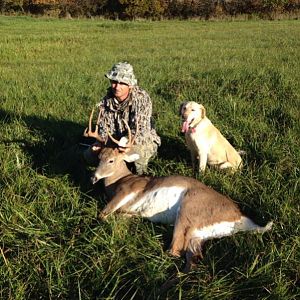 Brothers early muzzleloader 2014 buck