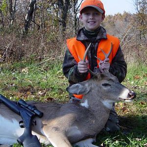 Evan's 1st Deer Nov. 1, 2008