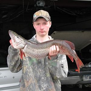 pike fishing on the mississippi is just as fun on the lakes