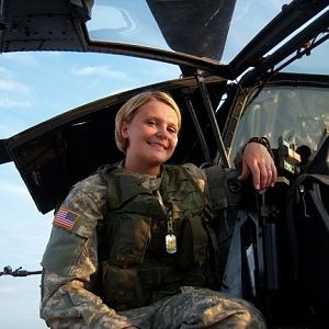 My 26 year old daughter Captain Cassie Jo Moore ( Wyllie) United States Army Apache helicopter pilot.